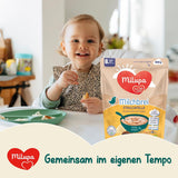 Milupa Stracciatella Melkpap - Glutenvrije, palmolievrije babygranen - Vrij van bewaarmiddelen en kleurstoffen - Vanaf 8 maanden - 4 x 400 g
