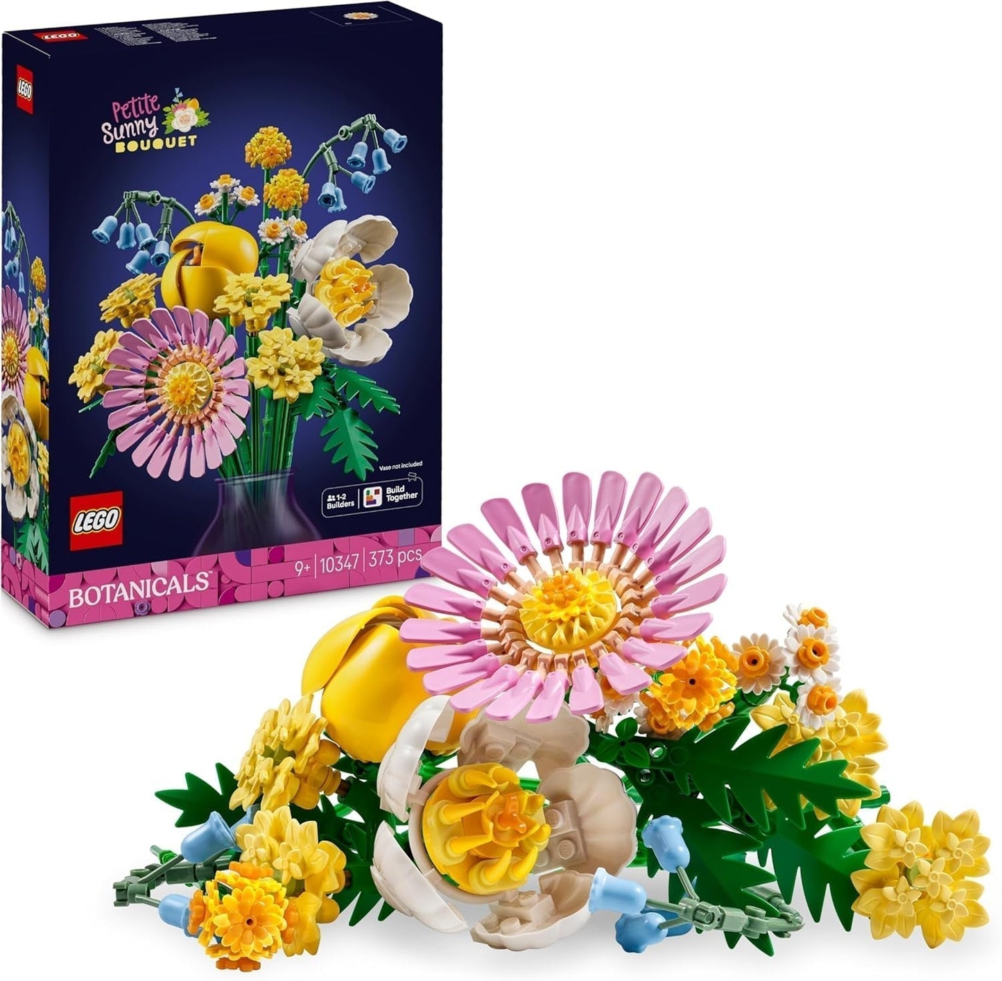 LEGO Botanicals Klein Zomerboeket - Kunstbloem Bouwset - Incl. klokjes, boterbloemen, tulpen - Cadeau-idee voor dames, moeders en heren - 10347 Bouwsets Besuche den LEGO-Store Standaard titel