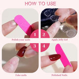 24 stuks herfst zwarte Franse pers nagels roze bloem lange nagels lijm op kunstnagels herfst kunstnagels set met accessoires