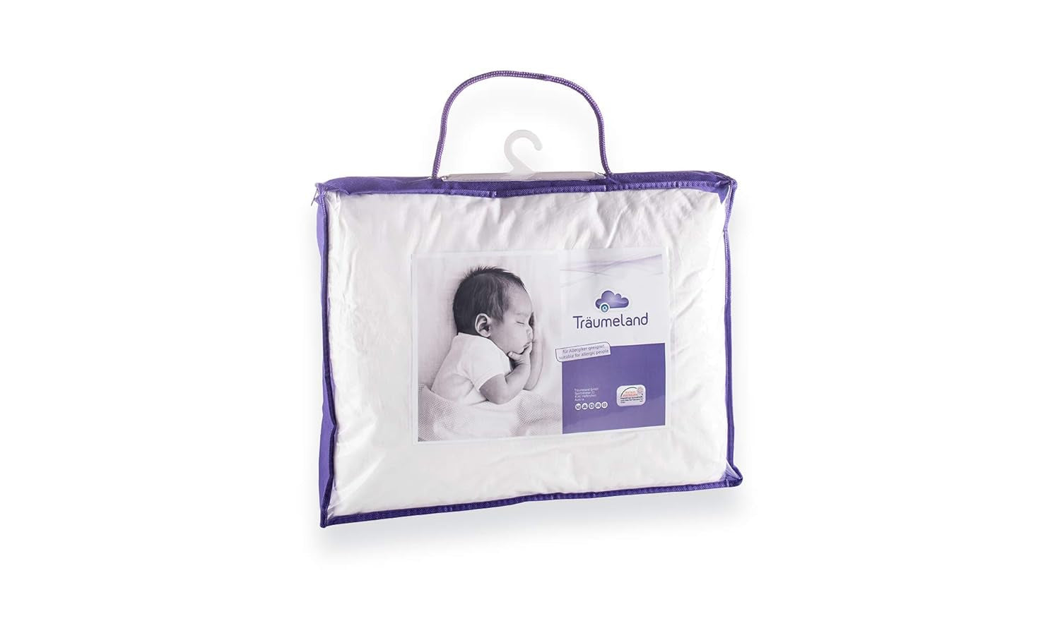 Dreumeland T060183 Kussen Mos met Tencel 40 X 60 cm, wit Standaard kussens Naty Shop