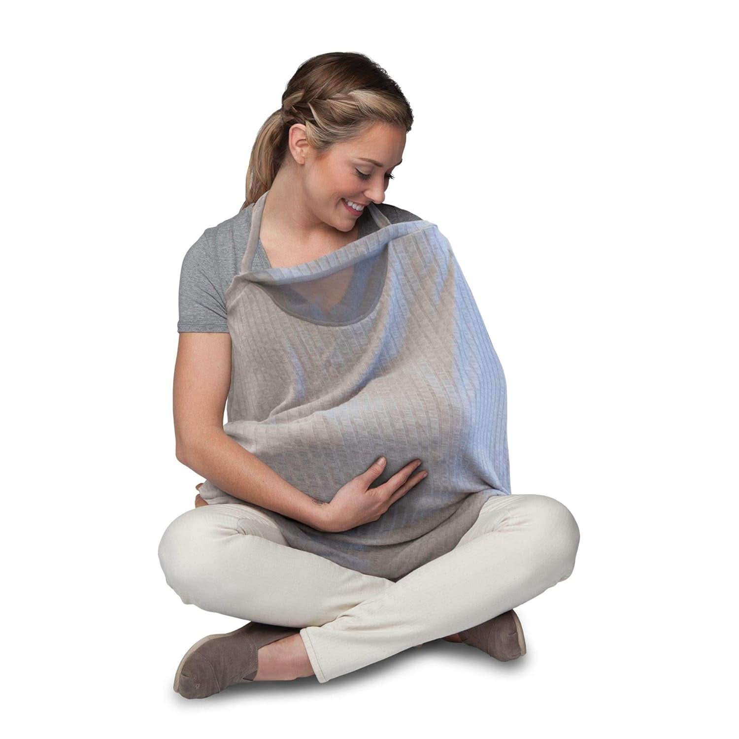 Chicco - Boppy Infinity voedingssjaal 17 Cm grijs Accessoires Voeding en Borstvoeding Bebe Naty Shop