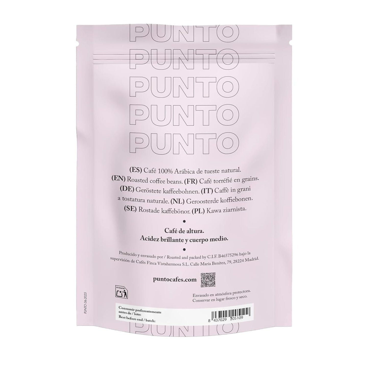 – Gemalen Ethiopische koffie – 250 g – Speciale koffie – Medium gebrand – 100% Arabica – Tonen van honing, kaneel en chocolade – Intense zuurgraad – Medium body