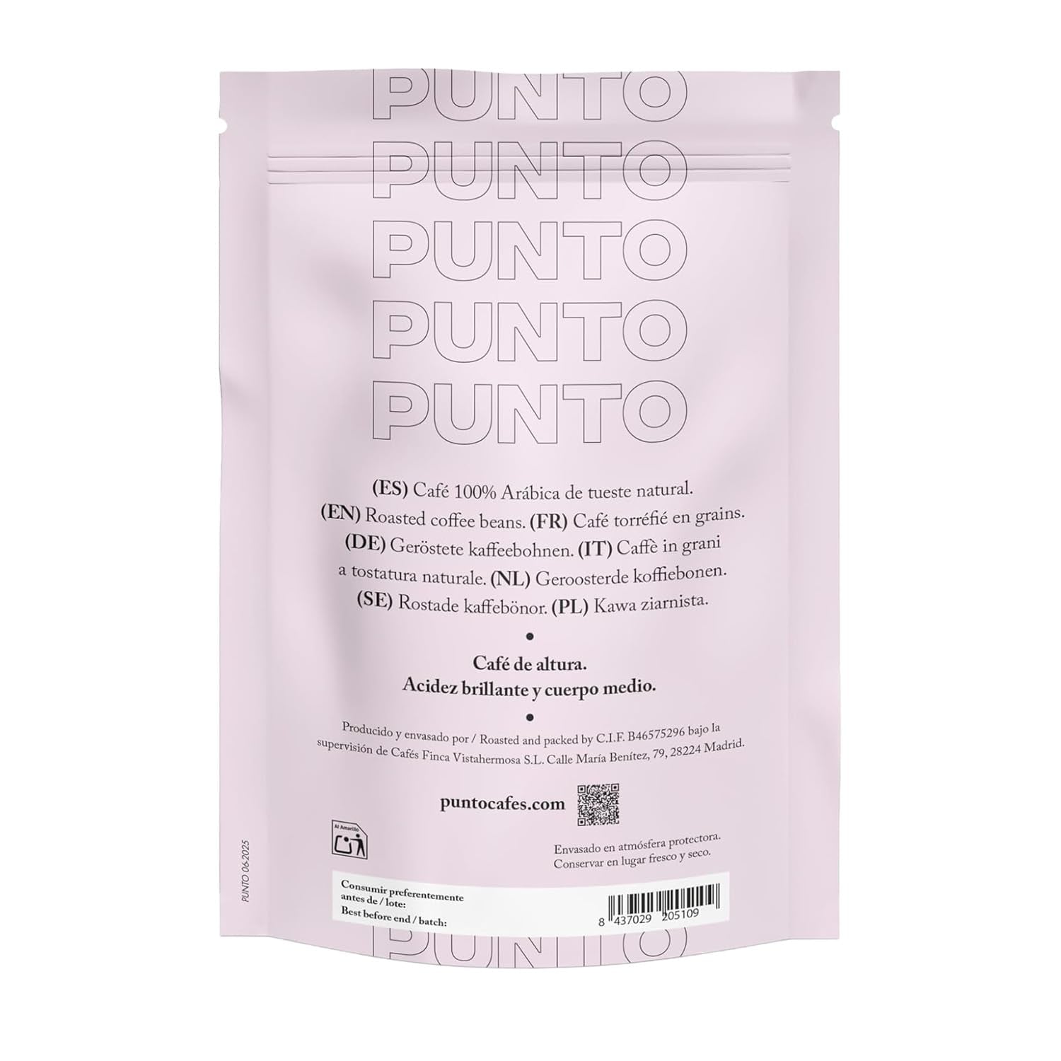 – Gemalen Ethiopische koffie – 250 g – Speciale koffie – Medium gebrand – 100% Arabica – Tonen van honing, kaneel en chocolade – Intense zuurgraad – Medium body