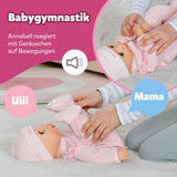 BABY Born Annabell 43 cm - Zachte pop met 7 elektronische functies en geluid - Geschikt voor kinderen vanaf 3 jaar - Pop inclusief accessoires - Werkt op batterijen
