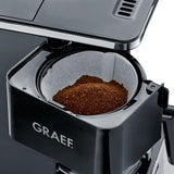 GRAEF. FK402 Filter-espressomachine Zwart, 1,25 liter, warmhoudfunctie, timer, pre-infusiefunctie, zetkop voor optimale smaakontwikkeling, eenvoudig in gebruik