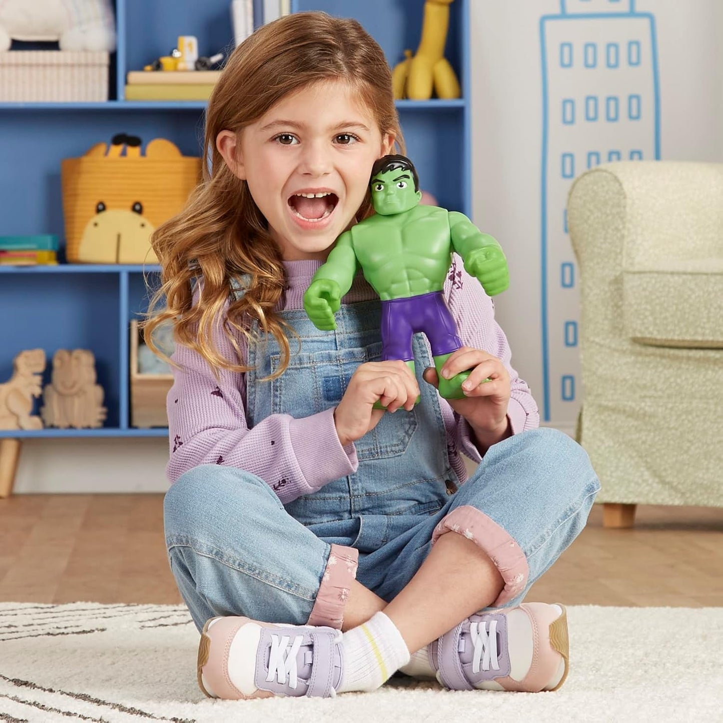 Marvel Spidey en zijn geweldige vrienden en zijn buitengewone vrienden gigantische heldenfiguur 22 cm hulk speelgoed voor kinderen vanaf 3 jaar one size Actiefiguren Naty Shop