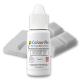 Sugarflair Colourflex Witte voedingskleurstof op oliebasis, sterk geconcentreerde vloeibare voedingskleurstof, voedingskleurstof voor botercrème, chocolade, deeg, fondant, glazuur en meer - 15 ml
