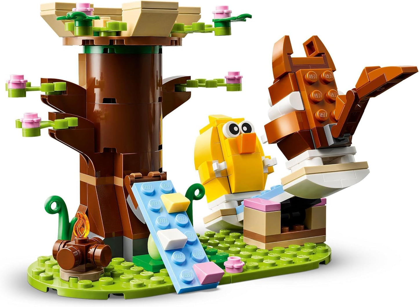 LEGO Spring Dierenspeeltuin, Vogel- en Eekhoornbouwset, Boomhutspeelset voor kinderen, Cadeau-idee voor 8-jarige jongens en meisjes, Dierenset, Dierenfigurenspeelgoed 40709 Bouwsets Beuche bij LEGO-Store