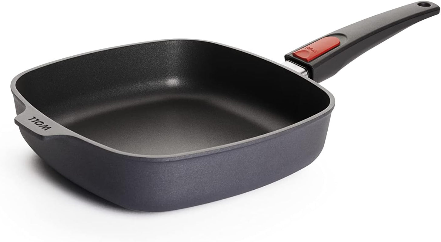 Woll Diamond Lite Vierkante Pan, 6 Cm hoogte - zonder inductie Potten en pannen Naty Shop 24X24 Cm