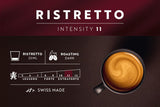 Café Royal Ristretto – Nespresso®-compatibele koffiecapsules, 100% Arabica, intensief, donker gebrand, intensiteit 11/12, Rainforest Alliance, 36 capsules