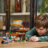 LEGO Minecraft Badlands Mijn Videogame Mijnbouwspeelgoedset voor jongens en meisjes vanaf 8 jaar Leuke bouwstenen Avontuurset Verjaardagscadeau 21263 Bouwsets Bekijk de LEGO-Store