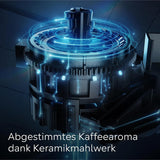 Automatische espressomachine Siemens EQ700 classic TP715D01, app-bediening, cold brew, intuïtief touchdisplay, tot 10 individuele koffiecreaties als favoriet, automatische stoomreiniging, 1500 W, zilvergrijs