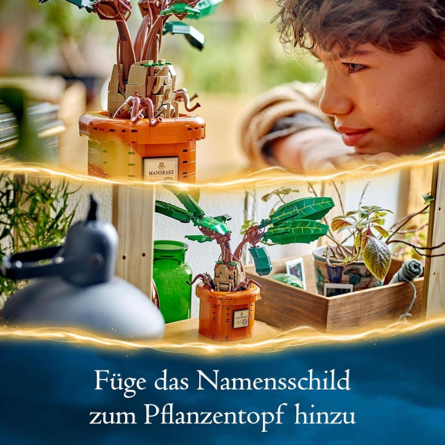 LEGO Harry Potter Toverdrankplant: Alruin, speelgoedpotplant, magisch cadeau voor meisjes, jongens en alle fans, fantasierijke kinderspeelset, woondecoratie 76433 Bouwsets Besuche den LEGO-Store