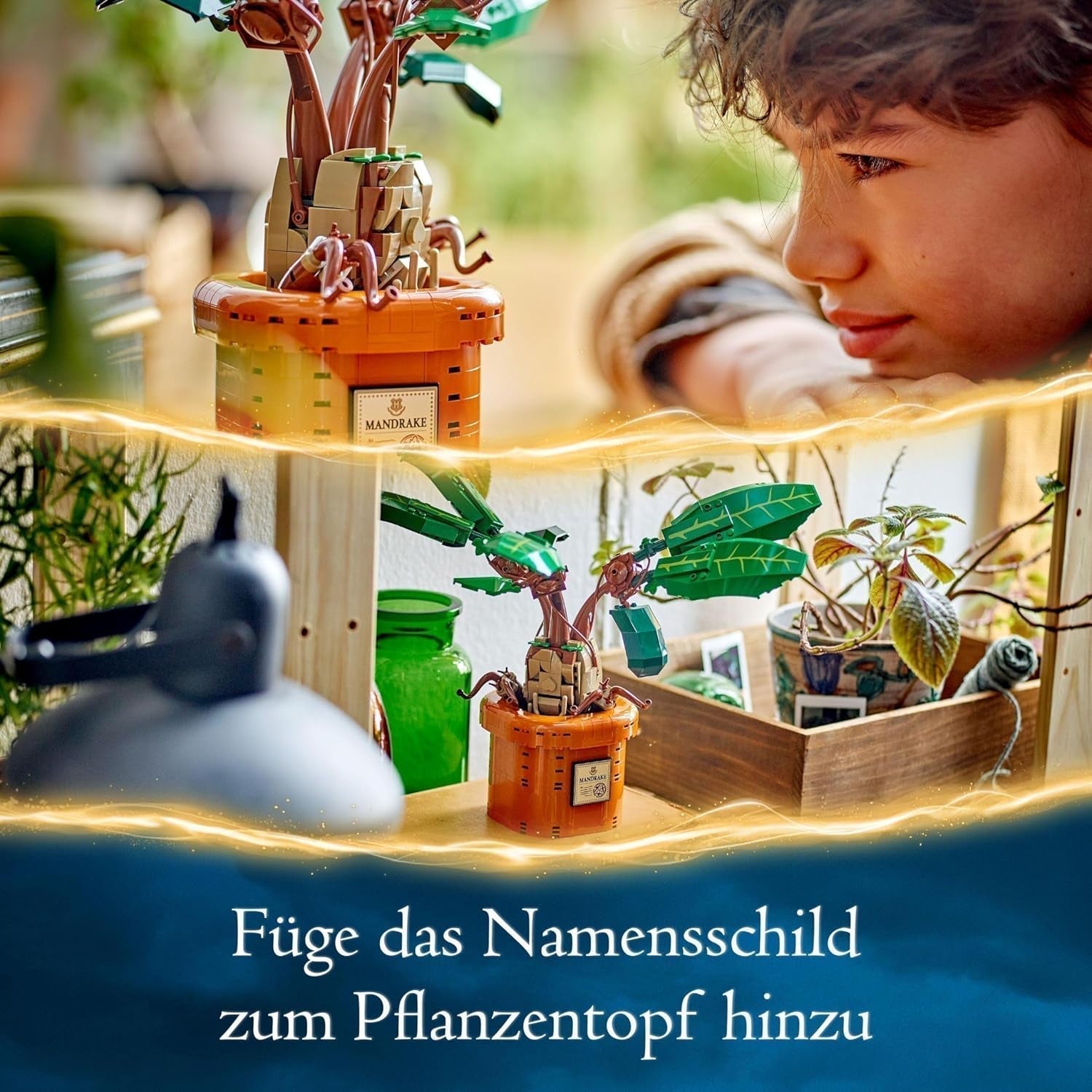 LEGO Harry Potter Toverdrankplant: Alruin, speelgoedpotplant, magisch cadeau voor meisjes, jongens en alle fans, fantasierijke kinderspeelset, woondecoratie 76433 Bouwsets Besuche den LEGO-Store