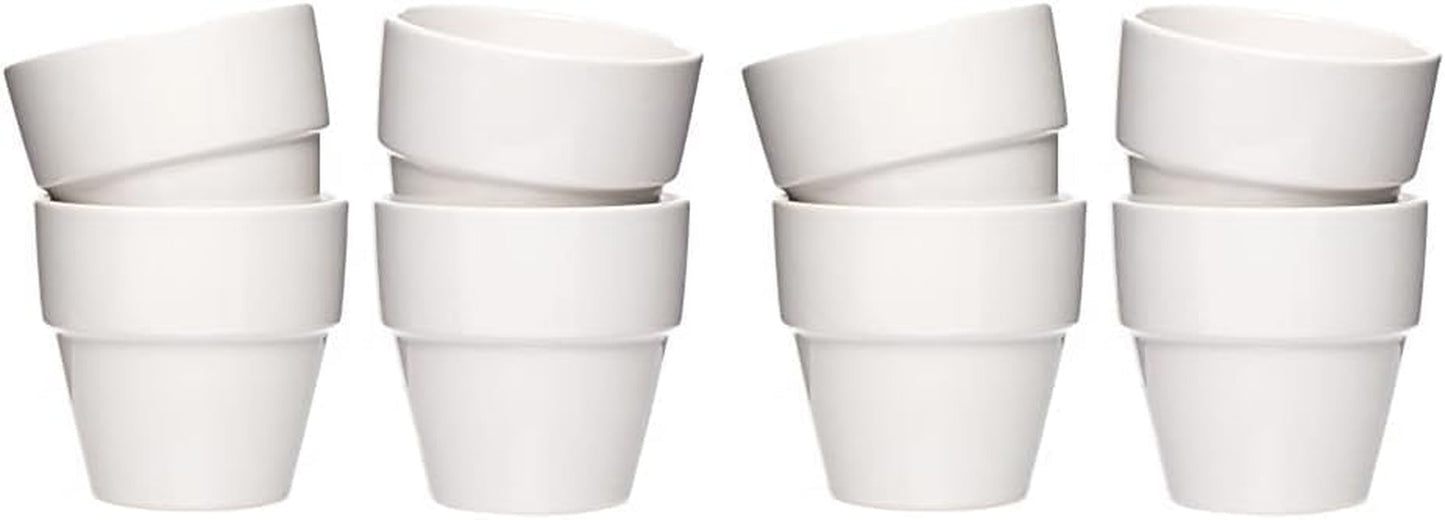 Baker Ross mini porseleinen potten (6 stuks), porselein