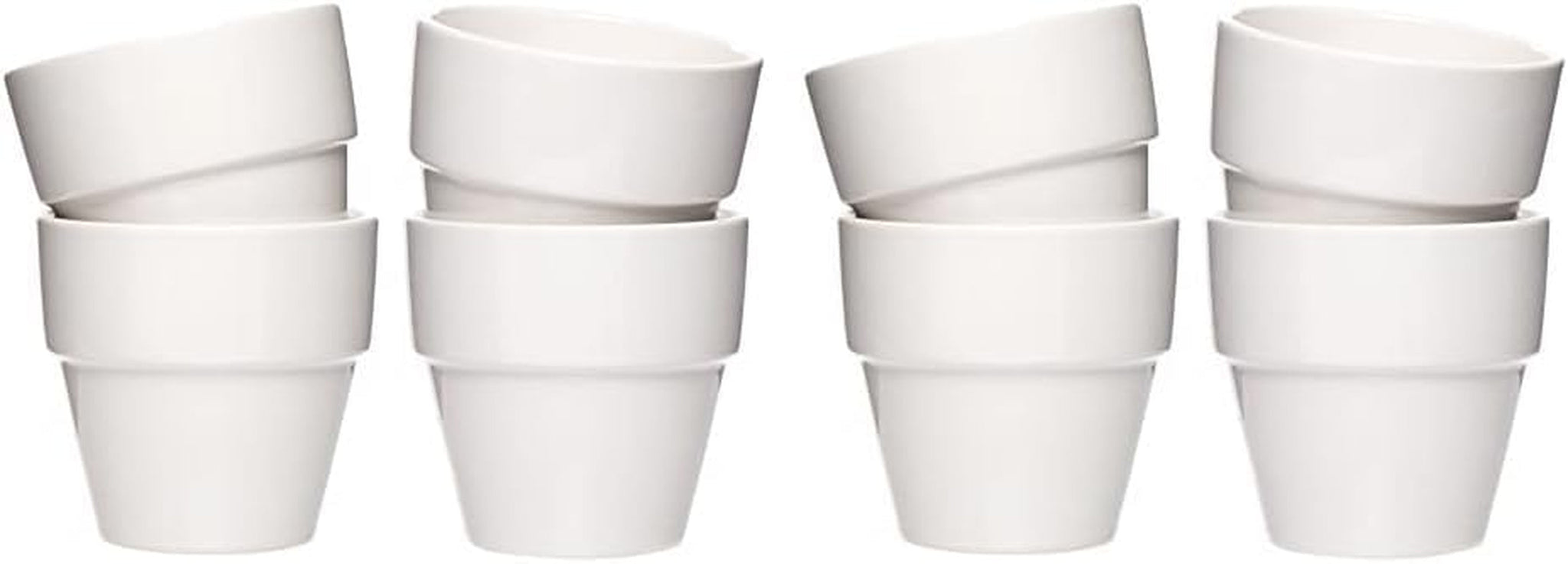 Baker Ross mini porseleinen potten (6 stuks), porselein