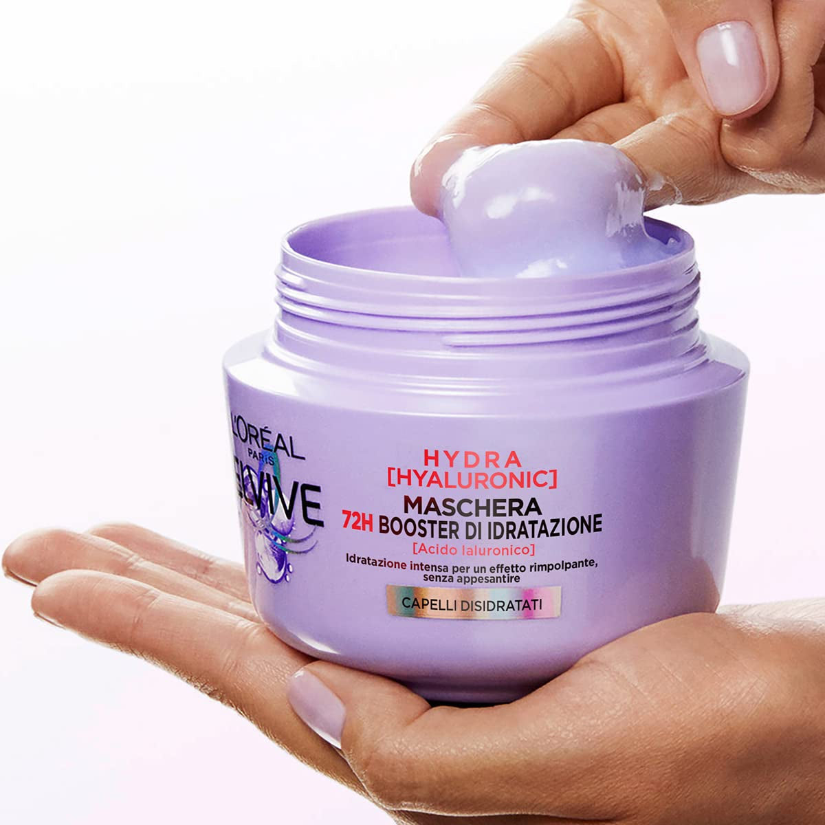 L'Or?al Paris Elvive Hydra Hyaluronic Maschera 72H Booster di Idratazione 300 ml Haarmasker Naty Shop