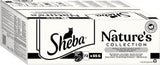 SHEBA Nature's Collection in jus - Nat kattenvoer van hoge kwaliteit, fijne variëteit (MSC) in geportioneerde zakjes - 72 x 85 g