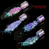 HOWAF 12 Dozen Nagelglitter Gezicht Lichaamsborstel Glittermake-up Nagelglitter Oog Lip Haar Lichaamsdecoratie Halloween Kerstfestival Maskerade Make-up Accessoires