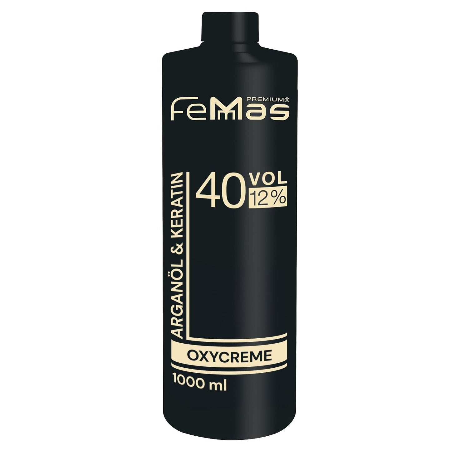 FemMas Oxycreme in 6% 1000 ml I Oxidatiemiddel voor het kleuren en verven van haar I Gemakkelijk aan te brengen en optimale fixatie I Ontwikkelaar voor uniforme resultaten van salonkwaliteit I Haarkleuringsontwikkelaar Haarverf Naty Shop 12 1 liter (1 pakje)