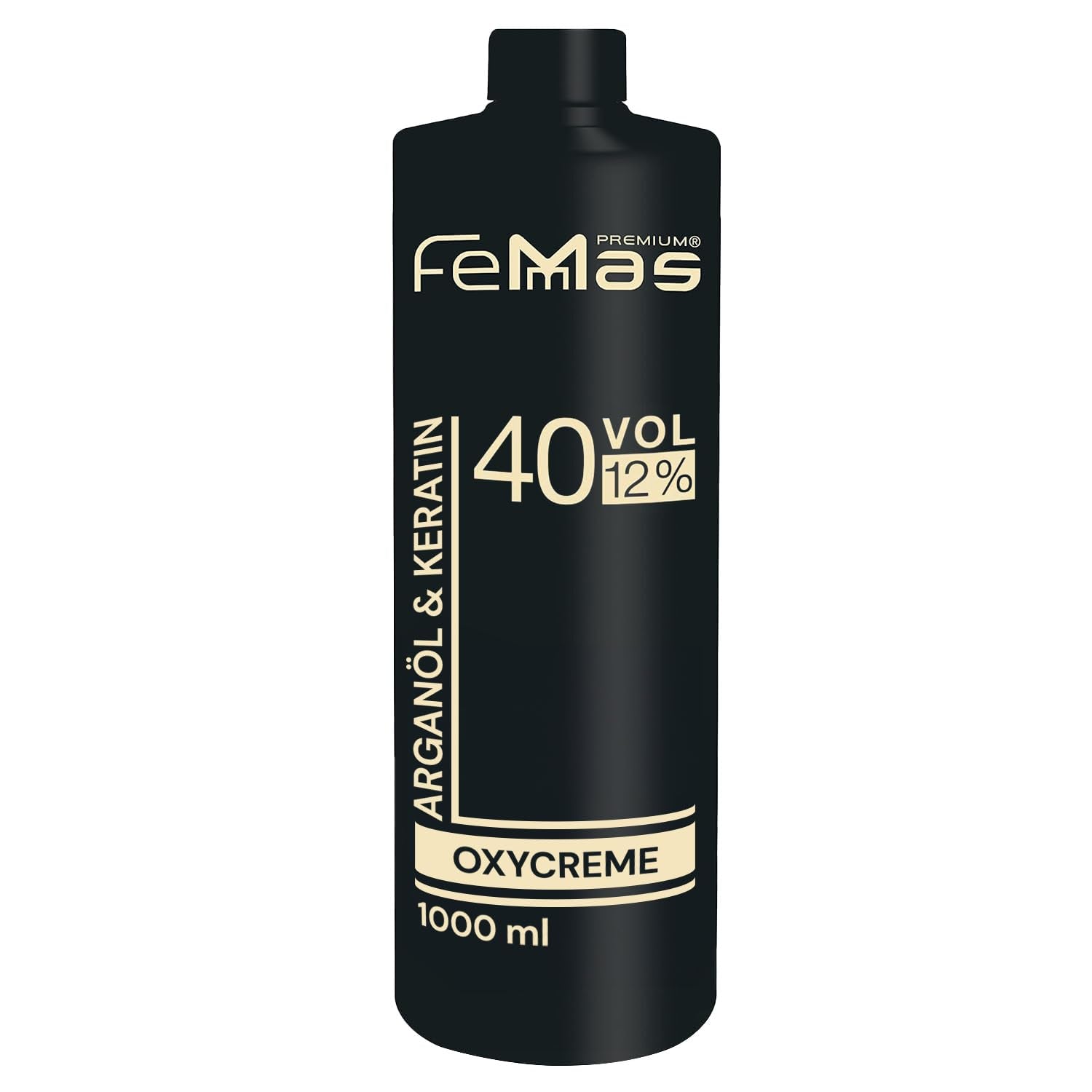FemMas Oxycreme in 6% 1000 ml I Oxidatiemiddel voor het kleuren en verven van haar I Gemakkelijk aan te brengen en optimale fixatie I Ontwikkelaar voor uniforme resultaten van salonkwaliteit I Haarkleuringsontwikkelaar Haarverf Naty Shop 12 1 liter (1 pakje)
