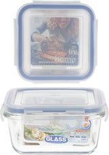 Max Home 8-pack glazen luchtdichte containers Magnetron glazen lunchbox Hersluitbare voedselcontainers 550 ml doorzichtige deksels Voedselcontainers (16538) Voedselbewaardozen Naty Shop