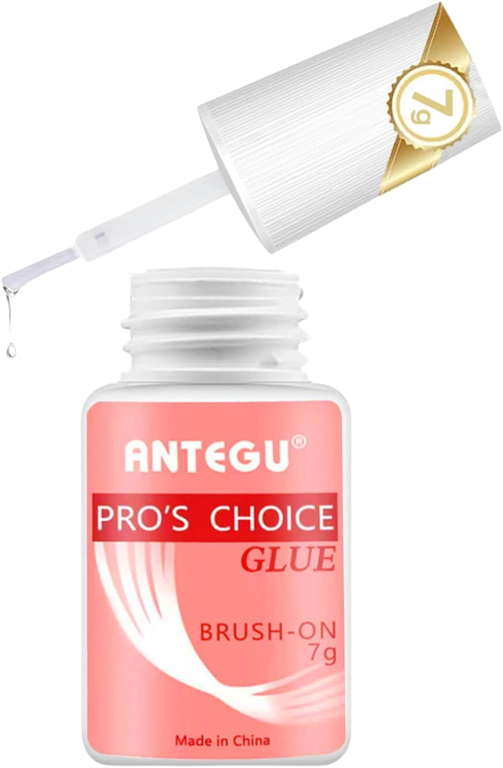 Extra sterke nagellijm - Inclusief penseel, 4 x 7 g nagelverlengingslijm, acryltiplijm en kunstnagellijm