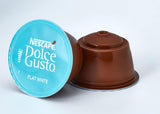 NESCAFÉ Dolce Gusto Flat White, 48 Kaffeekapseln, Arabica en Robusta Bohnen, Cremig-Milchiger Genuss, Kaffeekreation, Coffee-Shop Trend, Aromaversiegelte, 9er Pack (3x16 Kapseln)