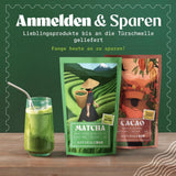 Naturalebio BIO Groene theepoeder 100 g. Voor koken en bakken. Originele Japanse matcha. Groene thee uit Japan, vegan, glutenvrij en non-GMO. Natuurlijk biologisch product.