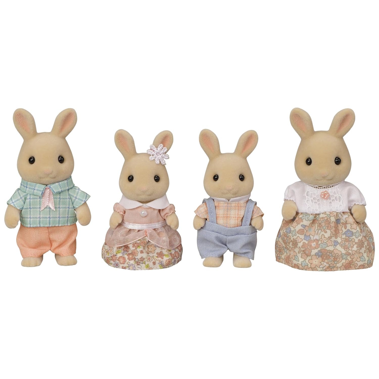 L5567 NIEUW Startershuis, veelkleurig L5706 Milk Bunny Family - poppenhuisfiguren