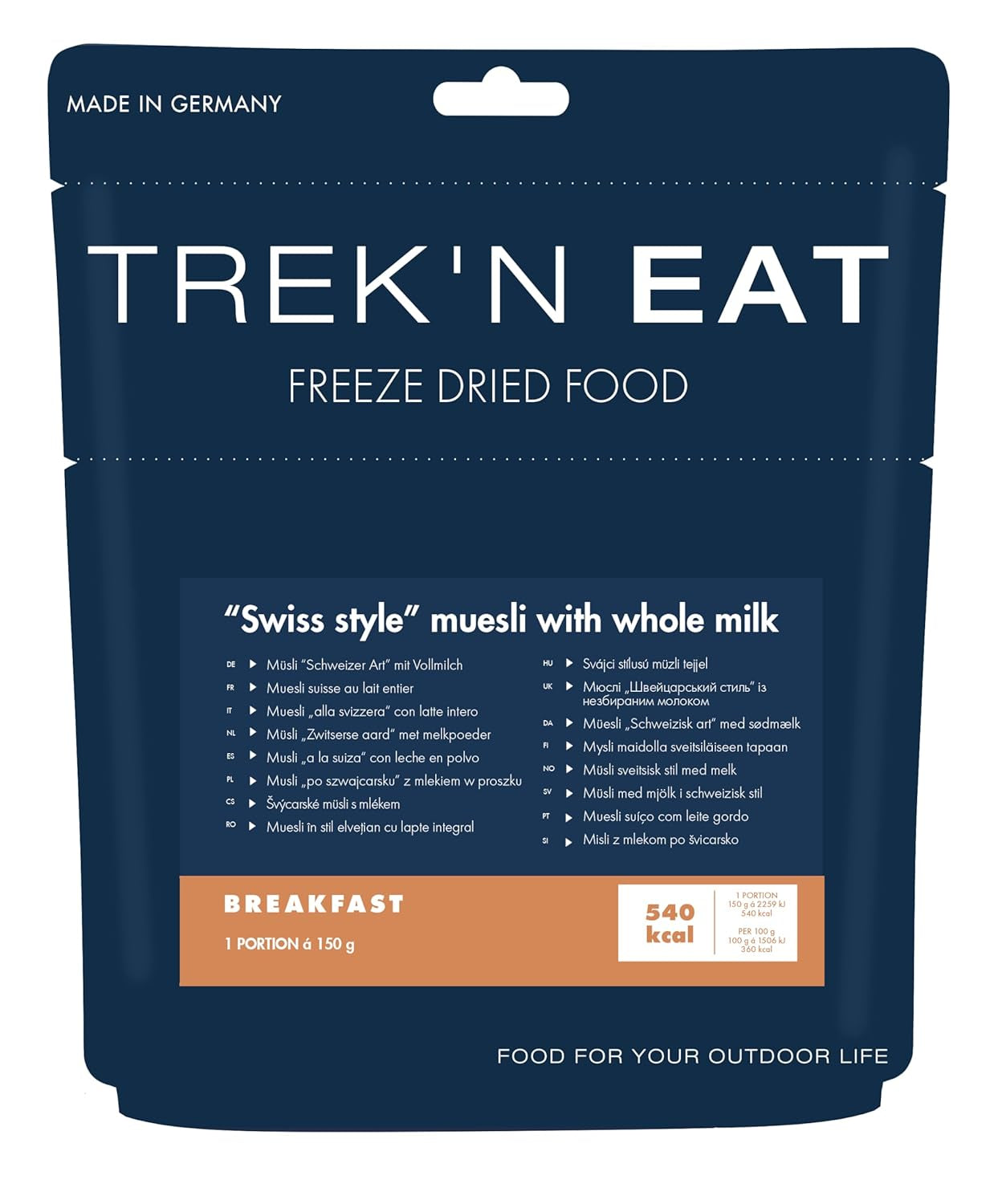 Trek'n Eat Zwitserse Muesli met Melkpoeder (Pak van 2)