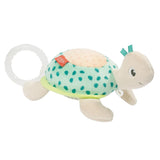 Fehn mini muziekdoosfee - knuffel en slaaphulpje: opwindbare muziekdoos met de zachte melodie "Zwanenmeer" kalmeert in elke situatie - voor baby's en peuters vanaf 0+ maanden Speelgoed Bebe Naty Shop Schildpad