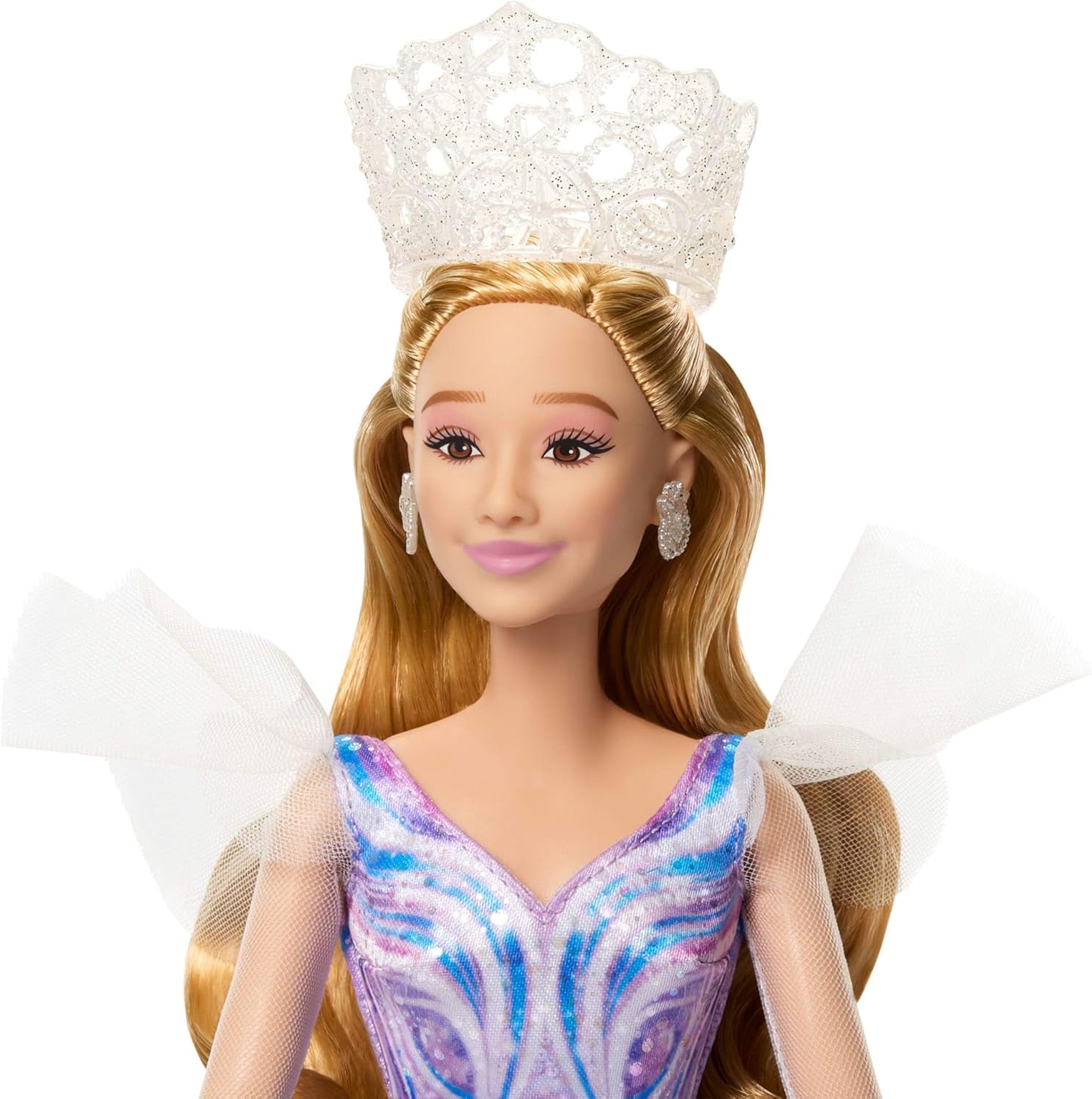 Mattel Wicked: Part 2 van Universal Pictures Glinda Deluxe pop met afneembare outfit en 3 accessoires, geïnspireerd door de film, JFM13, [Multicolor]