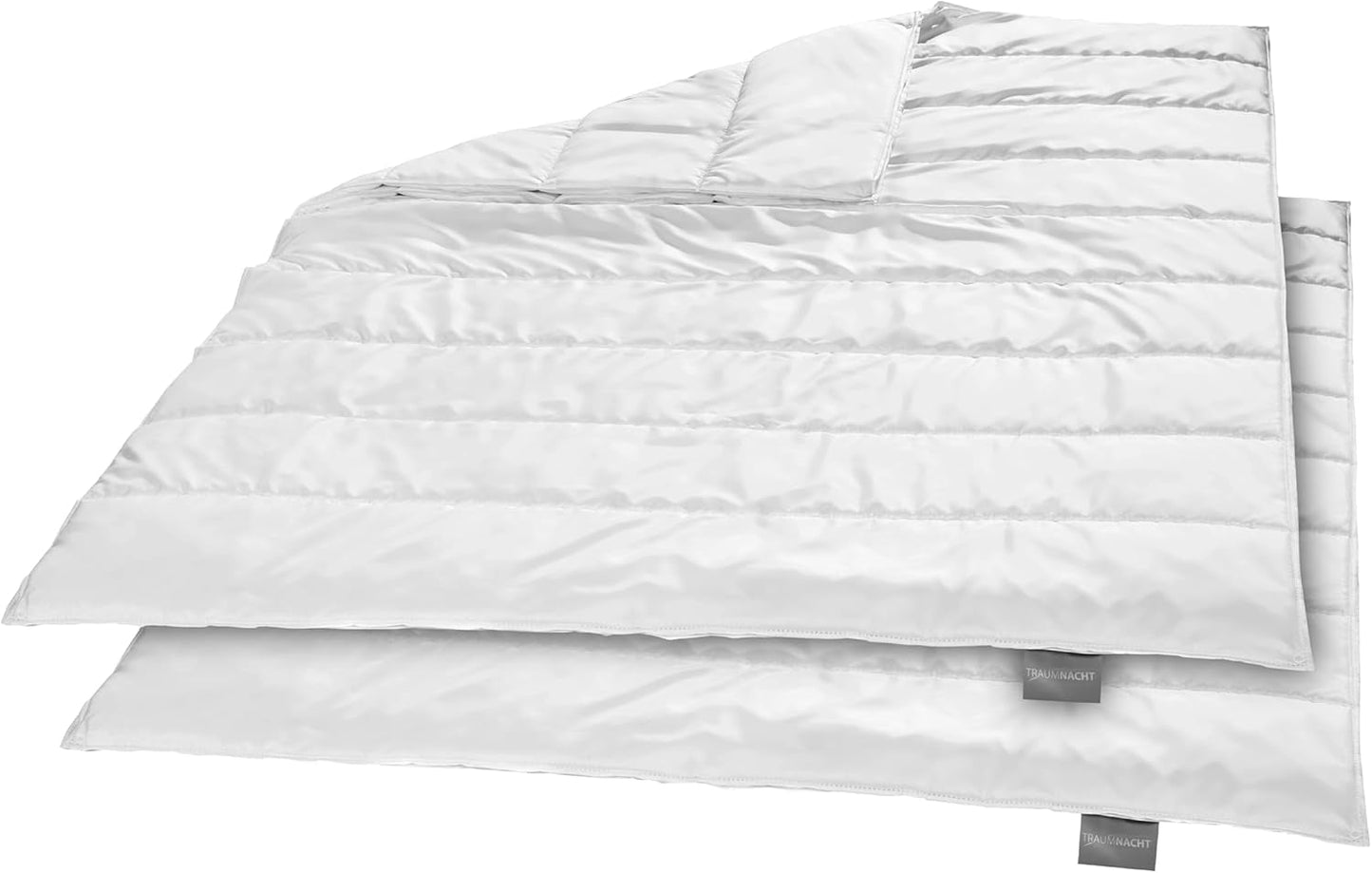 Traumnacht groen beddengoedset - All Seasons-dekbed 135x200 cm + kussen 80x80 cm, duurzaam met microvezelhoes, geproduceerd volgens Duitse kwaliteitsnormen Dekbedden en dekbedden Naty Shop dekbedset 4 seizoenen (set van 2) 135 x 200