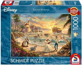 Schmidt Spiele 58036 Thomas Kinkade Disney De kleine zeemeermin Het feest van de liefde Legpuzzel van 1000 stukjes Naty Shop Standaardtitel
