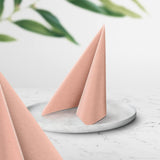 PAW - Airlaid Servetten (40 X 40 Cm) I 50 stuks I Unicolor I Stofachtig I Elegante tafeldecoratie I Horeca I Voor belangrijke gelegenheden zoals bruiloften, feesten, Kerstmis I Unicolor: Roze