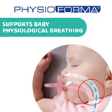 Chicco PhysioForma Comfort-fopspeen 6-16 maanden, 1 stuk, fopspeen met siliconen speen, ondersteunt de fysiologische ademhaling en bevordert een correcte orale ontwikkeling, blauw