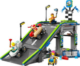 LEGO City No Limits: Zeepkistenrace Met Helling - Bouwspeelgoed voor jongens en meisjes vanaf 6 jaar - Set met 2 zeepdozen en 4 Racer minifiguren - Cadeau-idee voor kinderen 60460 Bouwsets Besuche den LEGO-Store