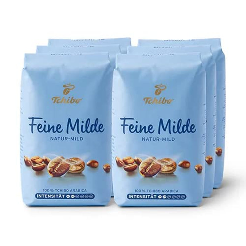 Tchibo - Fijne milde bonen - 6 x 500 g