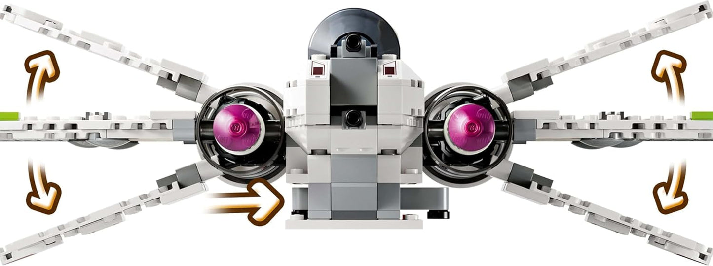 LEGO Star Wars 75402 ARC-170 Starfighter speelgoed met 4 minifiguren, waaronder Clone Pilot en Droid R4-P44, verzamelobject, cadeau voor Revenge of the Sith-fans en jongens en meisjes vanaf 9 jaar Bouwsets Beuche in LEGO-Store