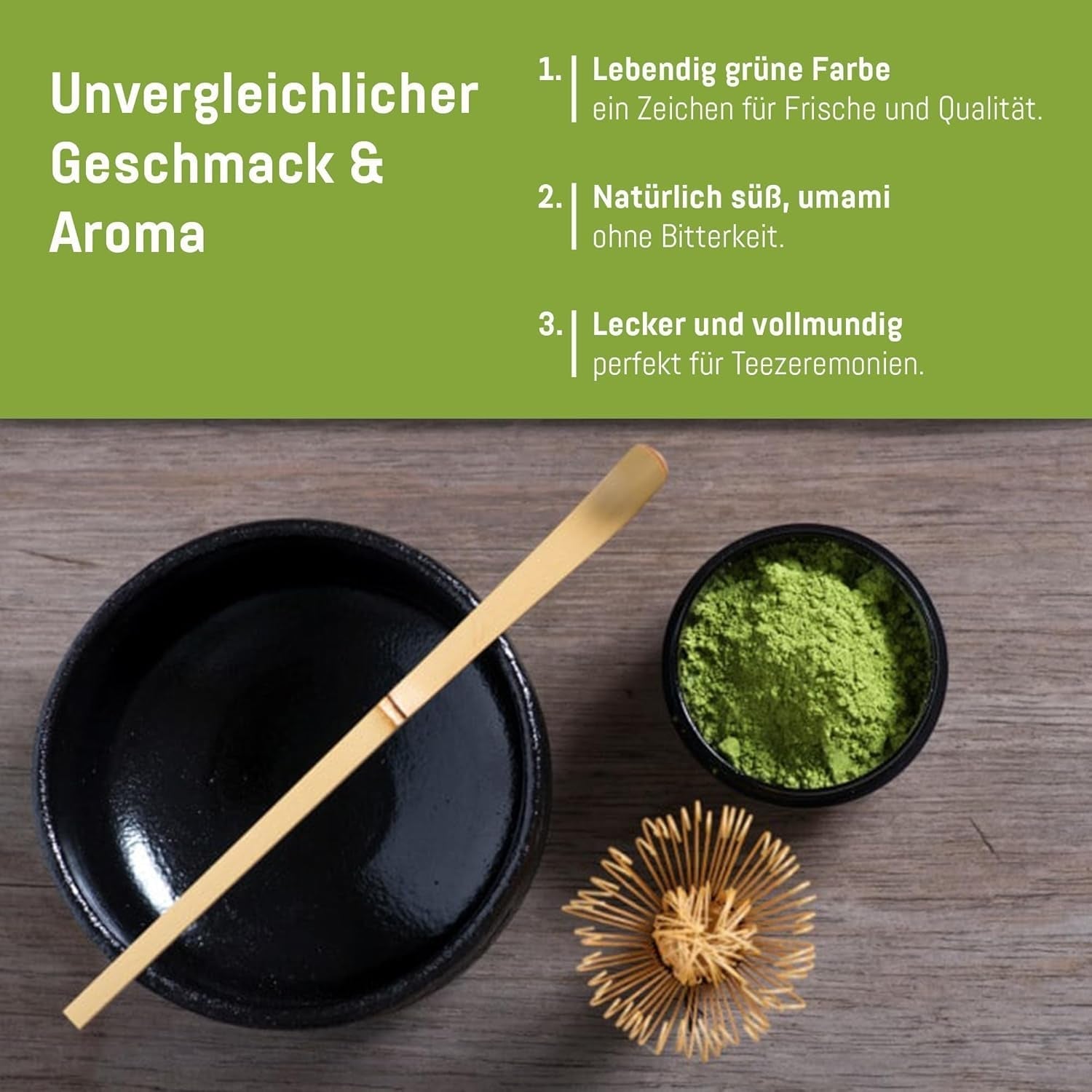 Ceremoniële kwaliteit UJI - Doos van 30 g - Bio - 100% Japanse Matcha - Eerste oogst - Pure Matcha - Gemalen