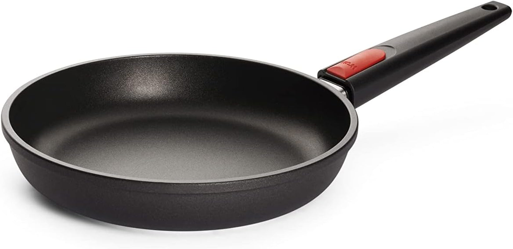 Woll Nowo Titanium platte pan - Inductie, 5 Cm hoogte, afneembare handgreep - voor alle soorten kookplaten, Gegoten aluminium, antiaanbaklaag Potten en pannen Naty Shop 24 Cm
