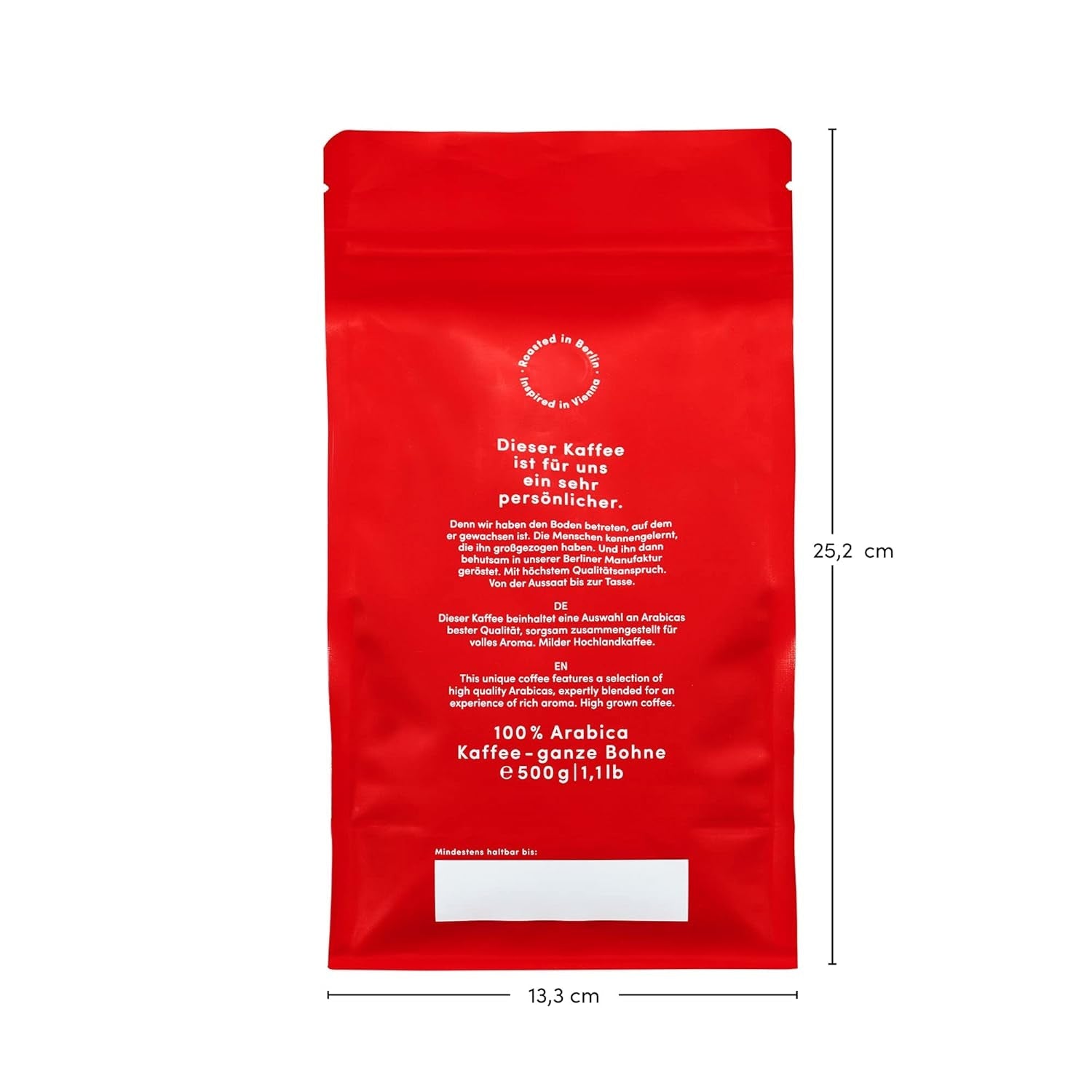 Roasters Pick Espresso Blend - 100% Arabica, ganze Bohne - vielschichtige Röstung - frisch in Berlijnse geröstet - 500g