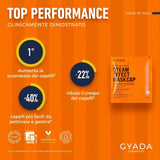 GYADA COSMETICS, haarmasker van licht en revitaliserend materiaal, geeft glans en zachtheid, voedende en herstellende werking, met thermische kap, op basis van kokosolie en avocado, 60 ml Naty Shop haarmasker