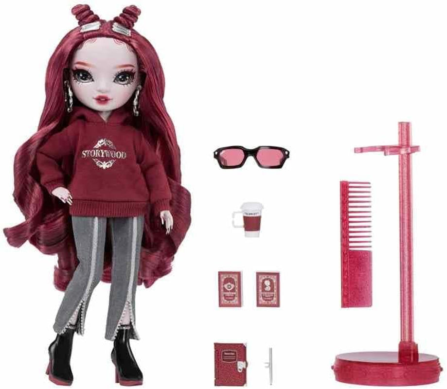 Rainbow High Shadow High Series 3 - Scarlett Rose - Maroon Fashion Doll - Modieuze outfit en meer dan 10 kleurrijke speelaccessoires - Ideaal voor 4-12-jarigen en verzamelaars