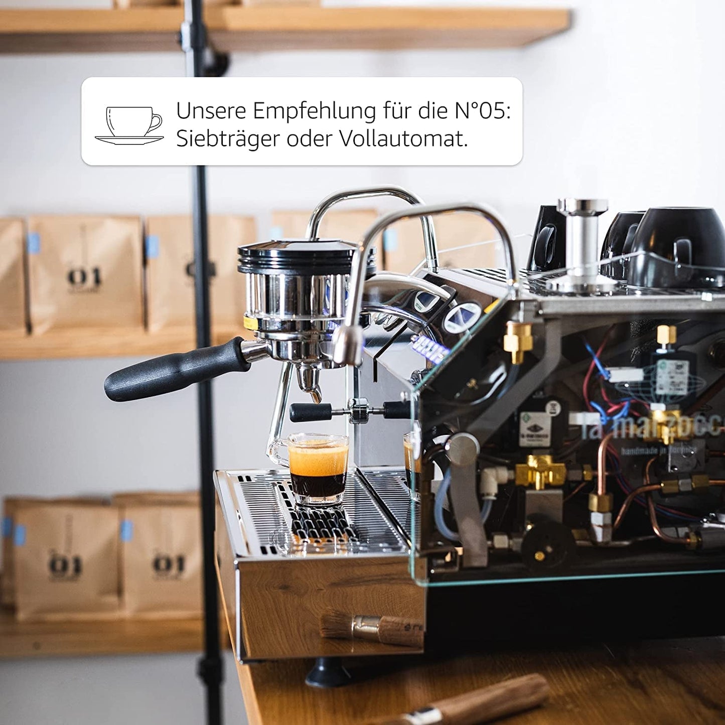 Espresso nr. 1 – Klassieke espressomelange met 25% Robusta – Koffiebonen voor volautomatische machines en portafilter – hele bonen – 750g