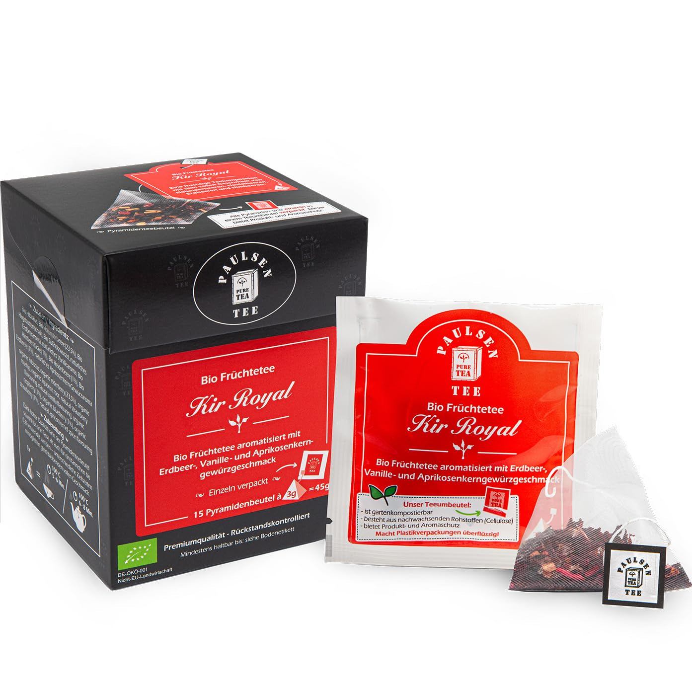 Sweet Heart 2 x 100 g Paulsen Tea Vruchtenthee gecontroleerd op residuen