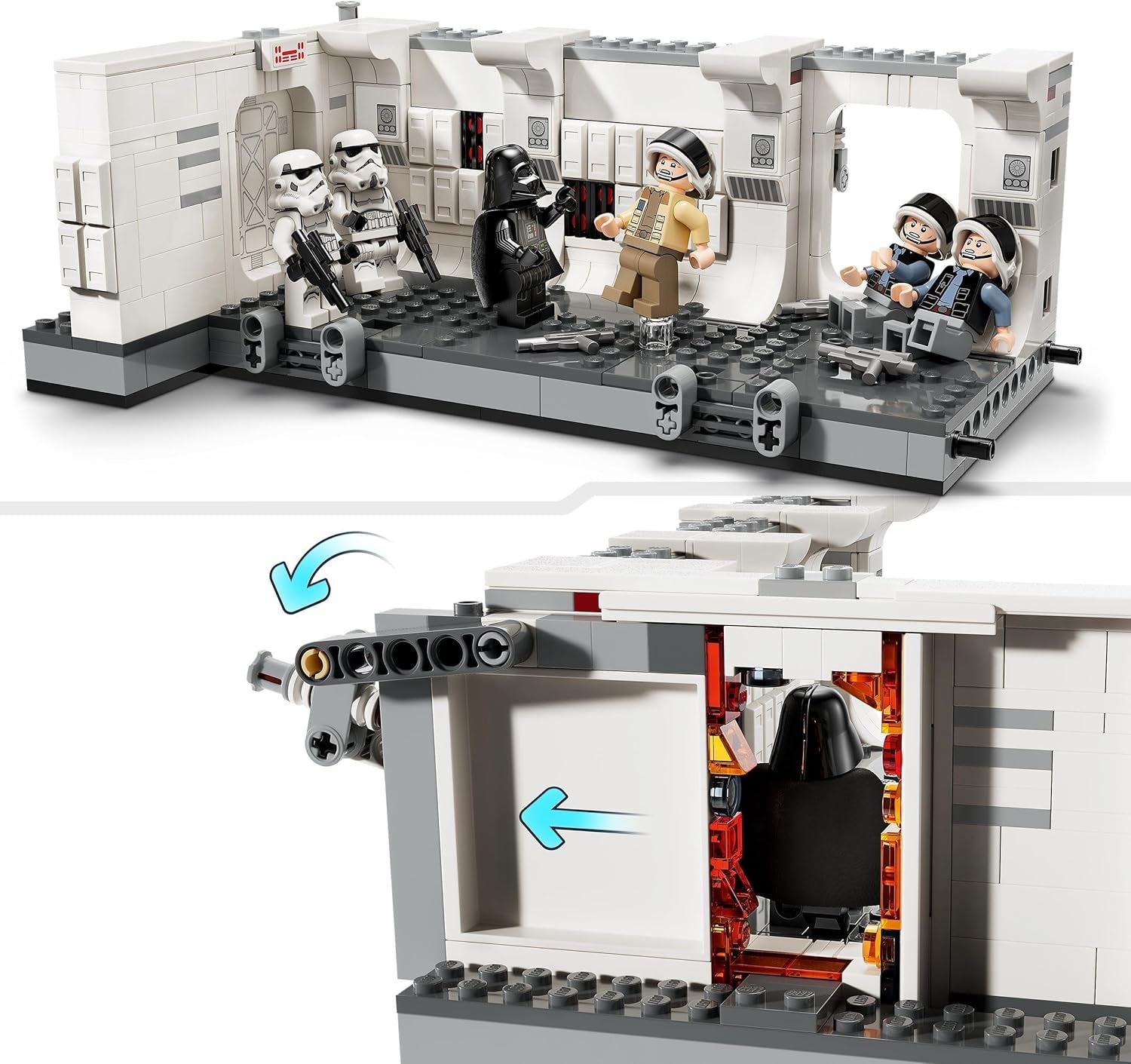 LEGO Star Wars Tantive IV Boarding, A New Hope Movie bouwspeelgoed, verzamelbare fantasiespeelset, cadeau-idee voor jongens en meisjes vanaf 8 jaar en verzamelaars 75387 Bouwsets Beuche in LEGO-Store