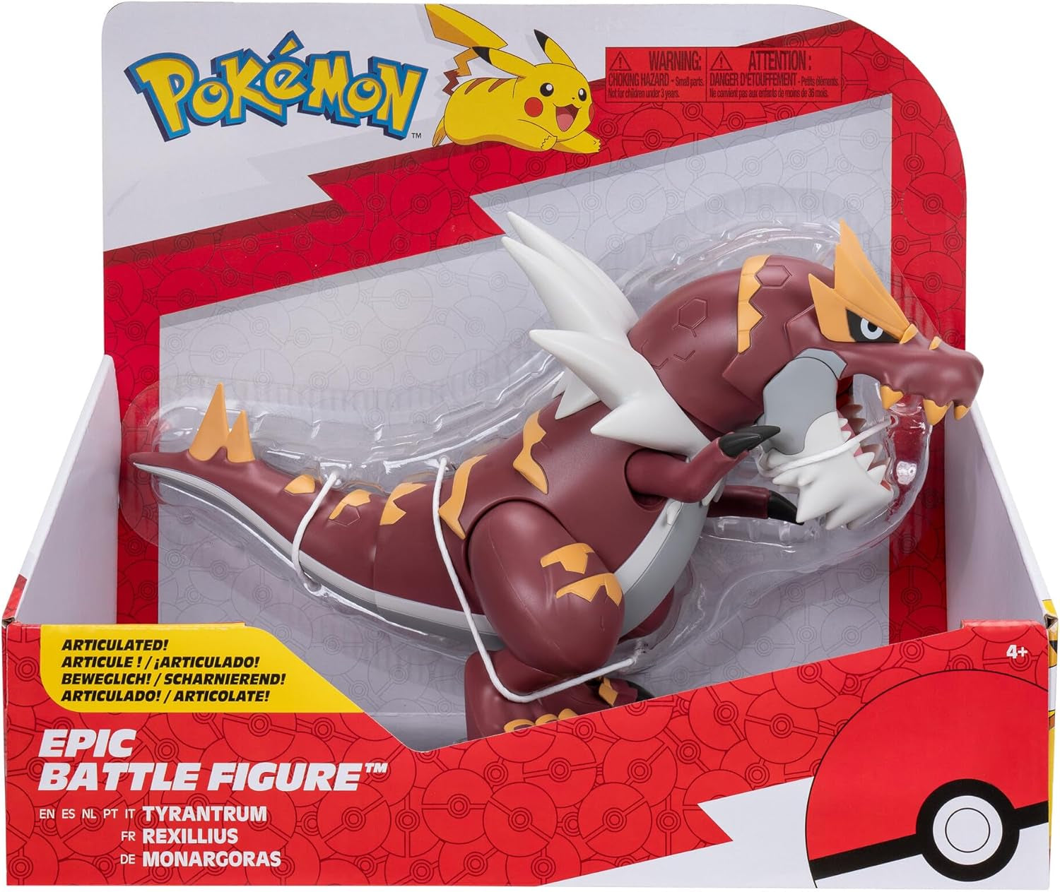 Pokemon PKW3422 - Epic Monargoras Officieel actiefiguur 30 cm actiefiguren Naty Shop Standaardtitel