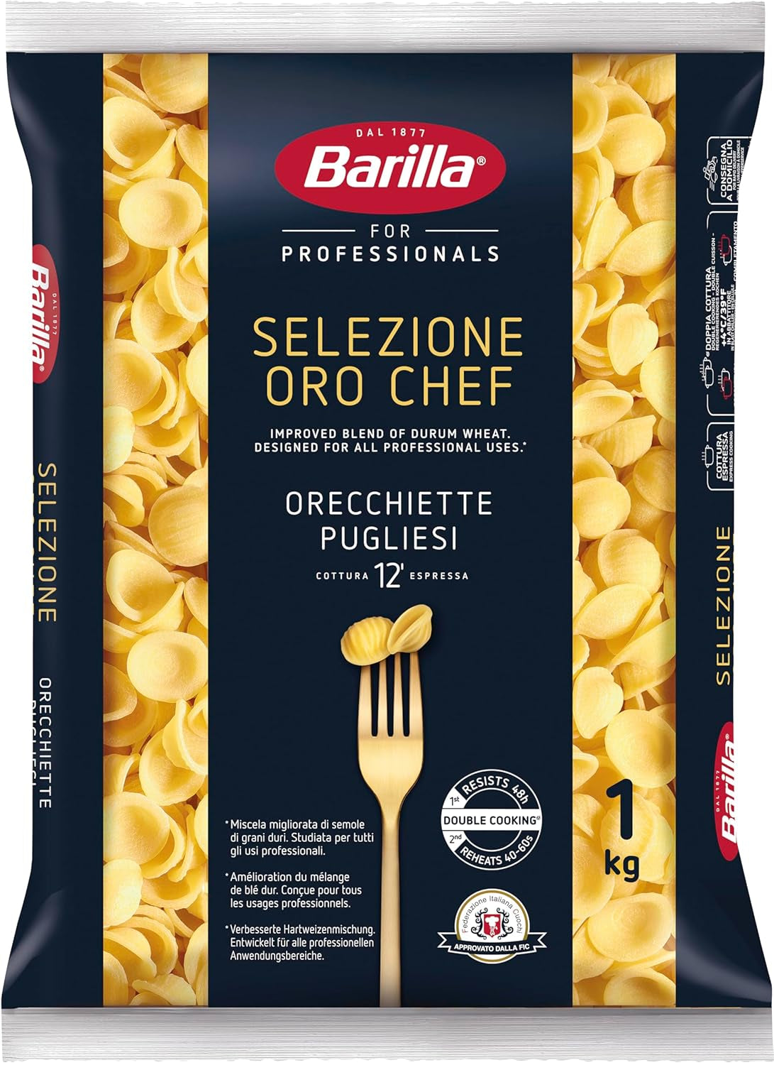 Barilla Selezione Oro Chef Orecchiette Pugliesi, verpakking van 9 (9 x 1kg)